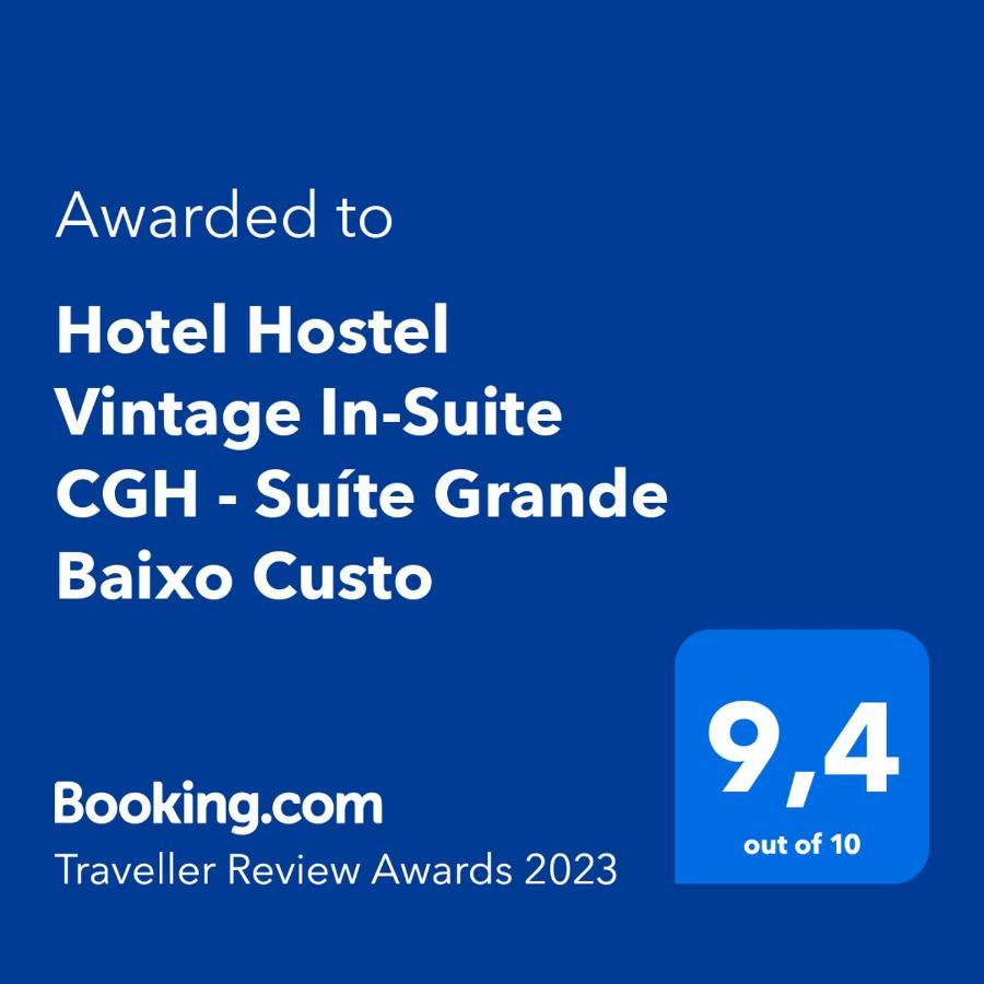 Cama Queen Mega Suite - 10 Min Metro E Aeroporto Cgh São Paulo Exteriör bild